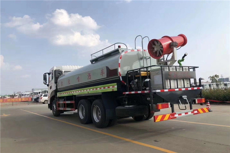 東風(fēng)天龍后八輪20噸噴霧車，國(guó)六綠化噴灑車