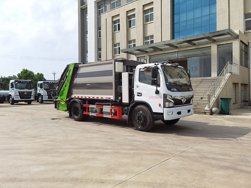新能源油電混合10方壓縮式垃圾車（黃綠牌）