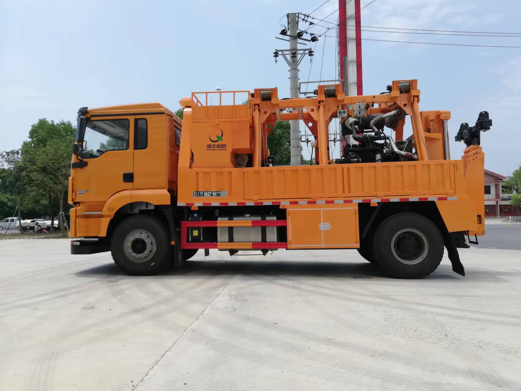 陜汽德龍X3000單橋打撈車/專用清障車