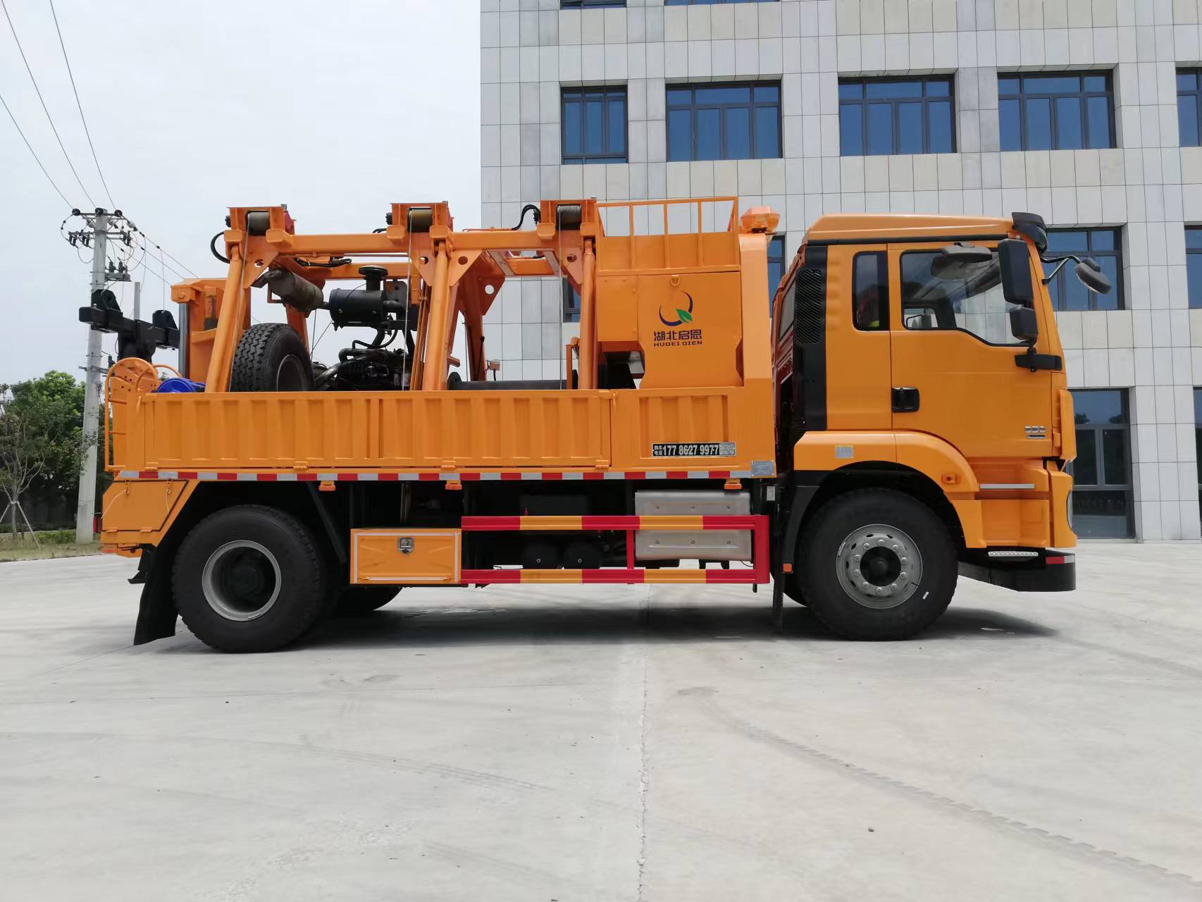 陜汽德龍X3000單橋打撈車/專用清障車